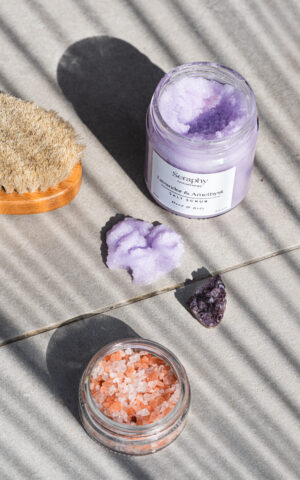 LAVANDER & AMETHYST HAND - BODY SCRUB % 100 PURE - Görsel 6