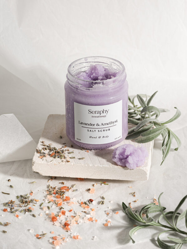 LAVANDER & AMETHYST HAND - BODY SCRUB % 100 PURE